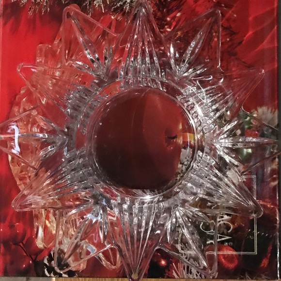 Mikasa Starmist Clear Glass Crystal Candleholder - Picture 4 of 8